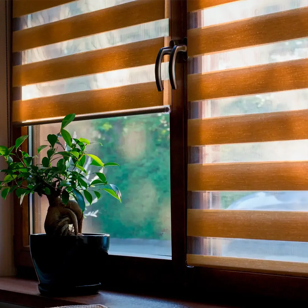 Persiana Double Vision Motorizada SmartLife da Sanlui